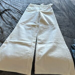 Good American Wide Leg Jeans - White